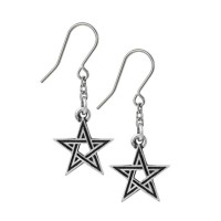 Black Star earrings