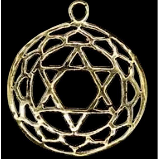 Sümboolne geomeetriline ripats – Tasakaalu ja ühenduse sümbol (3 x 3 cm)