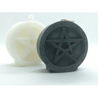 Pentagram - beeswax candle