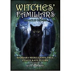 WITCHES' FAMILIARS ORACLE CARDS - Barbara Meiklejohn-Free, Flavia Kate Peters and Kate Osborne - Nõia kaaslase oraakelkaardid