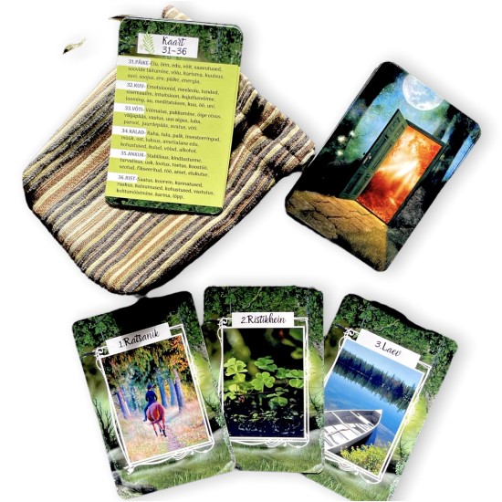 Lenormand ennustuskaardid eesti keeles "Maagiline Mets" Lenna