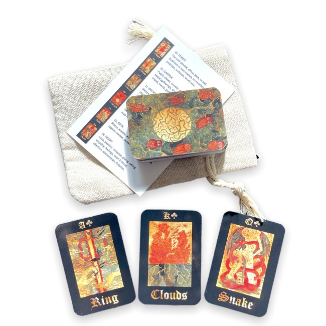 Gooti  tibatillukesed Lenormand kaardid XS- 
