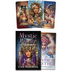 Mystic Palette Tarot komplekt suure raamatuga