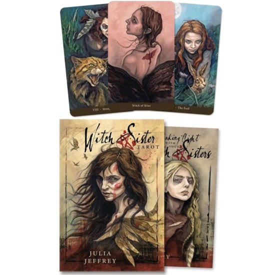 Witch Sister Tarot - Julia Jeffrey - komplekt suure raamatuga