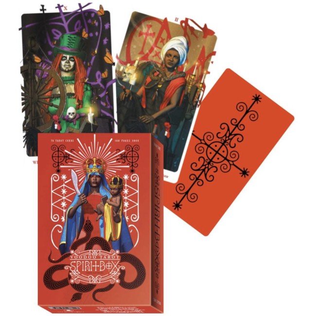 Voodoo Tarot Spirit Box Kit suure raamatuga – Fabio Listrani 