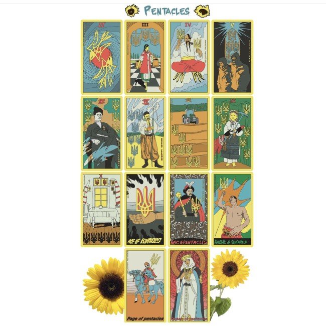 Glory to Ukraine Tarot - Sestry Feldman