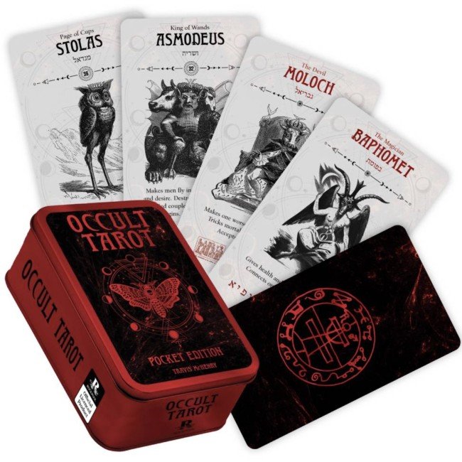 Occult Tarot Miniversioon metallkarbis -  Travis McHenry Occult Tarot Miniversioon metallkarbis -  Travis McHenry