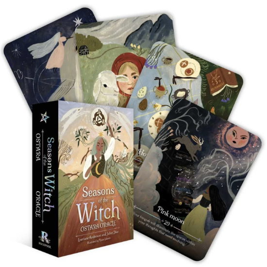 Seasons of the Witch: Ostara oraakel– Lorriane Anderson, Juliet Diaz, illustreerinud Tijana Lukovic Seasons of the Witch: Ostara oraakel– Lorriane Anderson, Juliet Diaz, illustreerinud Tijana Lukovic