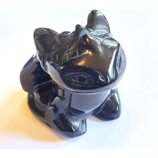 Hambutu lohe - obsidiaan Hambutu lohe - obsidiaan