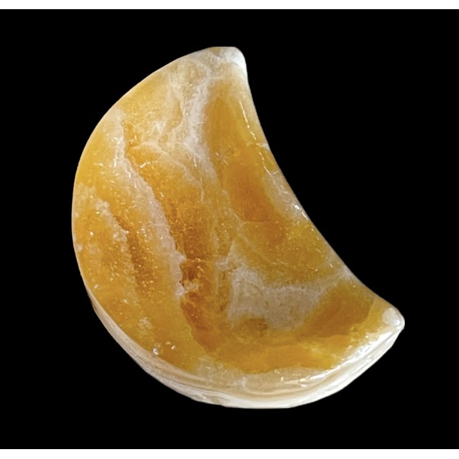 Pisike alus, kausike, kuu kujuline - oramž kaltsiit