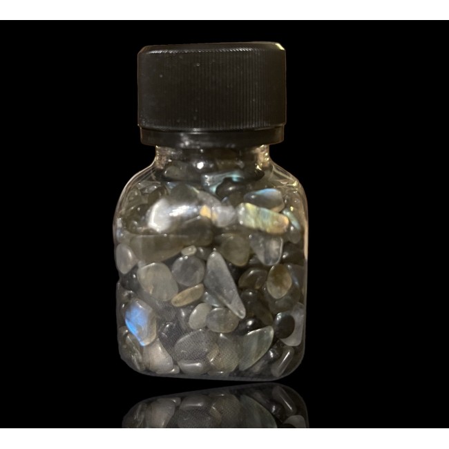 Kristalli tšipsid 50ml purgis - labradoriit Kristalli tšipsid 50ml purgis - labradoriit