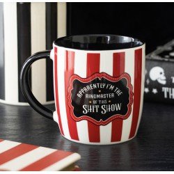 Punase-triibuline tsirkusejuhi kruus