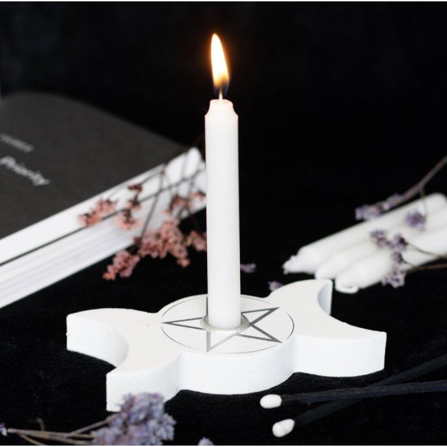 Valge loitsuküünla alus Kolmikkuu