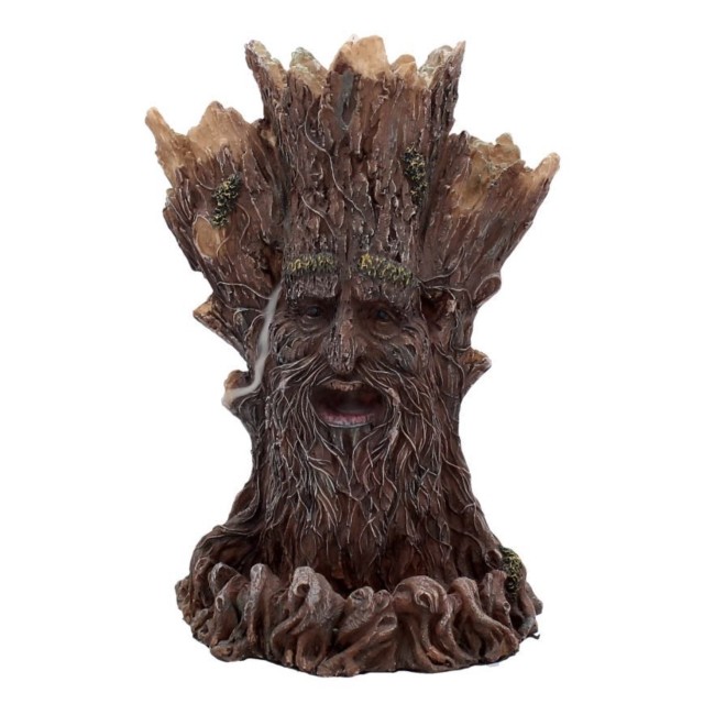 Voolava suitsuga viiruki alus-skulptuur Puu Vaim 19cm Voolava suitsuga viiruki alus-skulptuur Puu Vaim 19cm