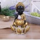 Baby Buddha -  10.3cm viirukiskulptuur langeva suitsuga viirukitele