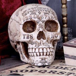 Suur Ouija Mustriga pealuu (20cm)