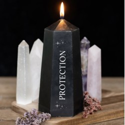 Kristalliküünal musta obsidiaaniga