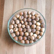 Pihlaka puidust helmed 10-12 mm ligikaudu 100tk